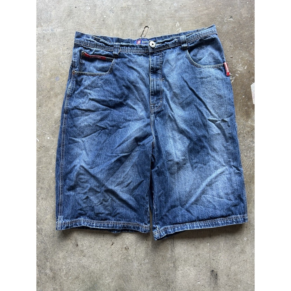 Bare Fox Shorts 40 Black Skateboard Punk Street Denim Cargo Southpole Inspired